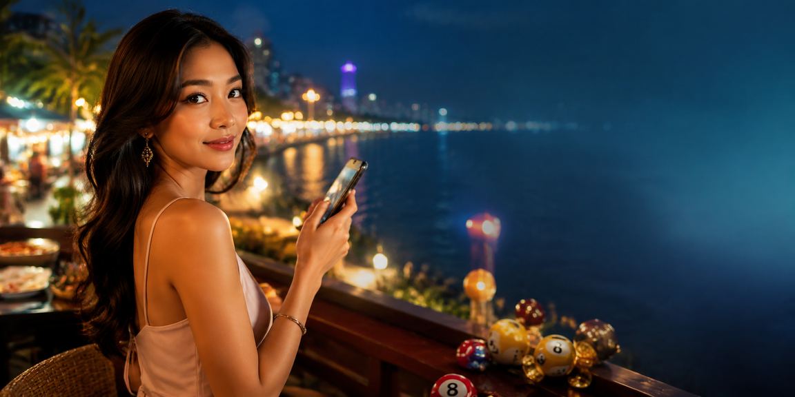 Permainan loteri dan jackpot melalui telefon pintar di Penang